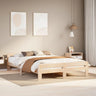 Bed Frame Without Mattress Solid Wood Pine