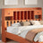 Headboard With Storage Solid Wood Pine