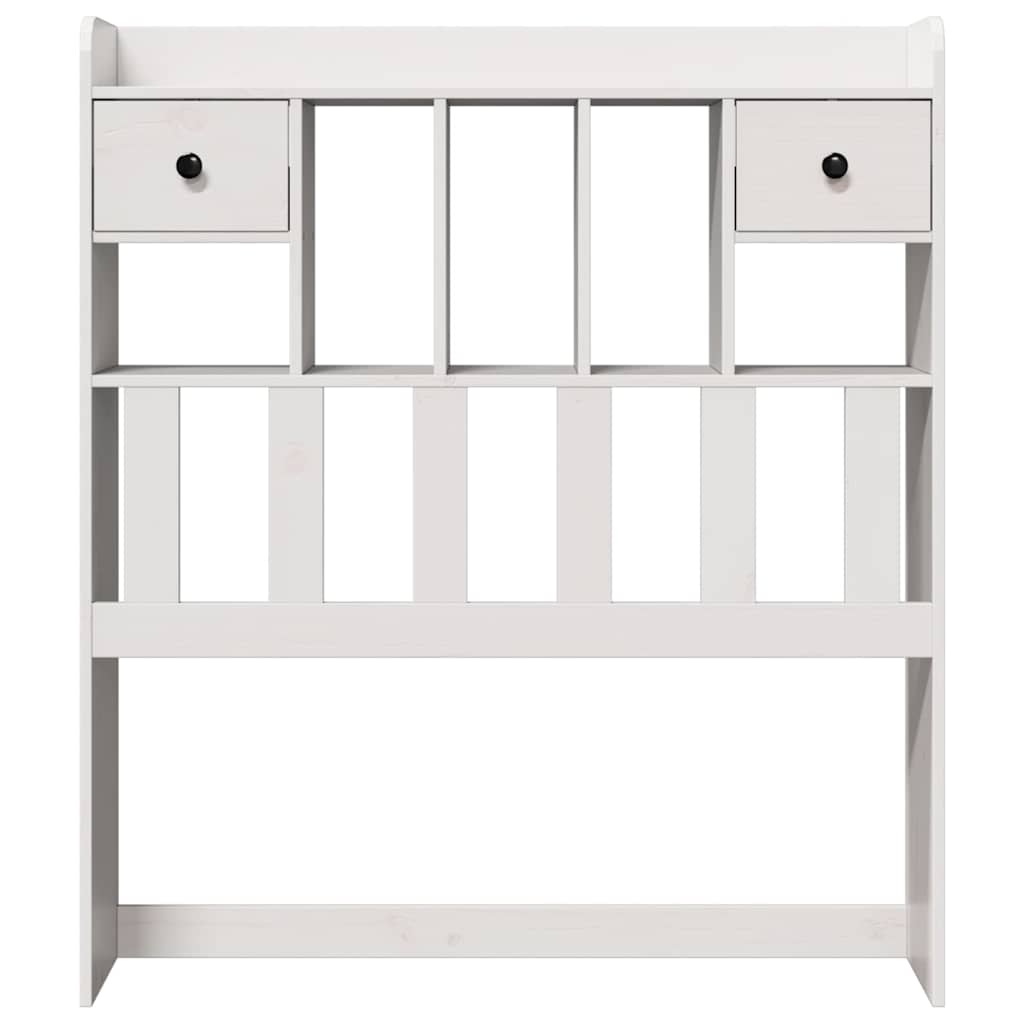 Headboard With Storage Solid Wood Pine