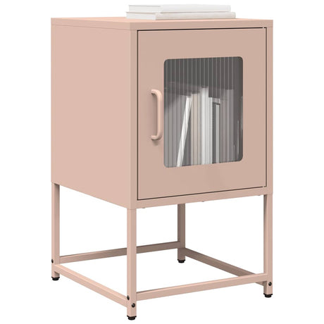 Bedside Cabinet 36X39X60.5 Cm Cold-Rolled Steel