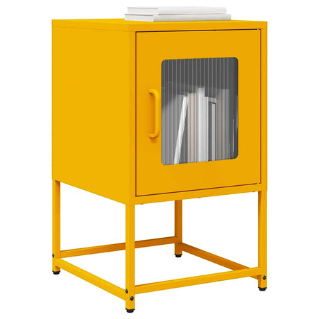 Bedside Cabinet 36X39X60.5 Cm Cold-Rolled Steel