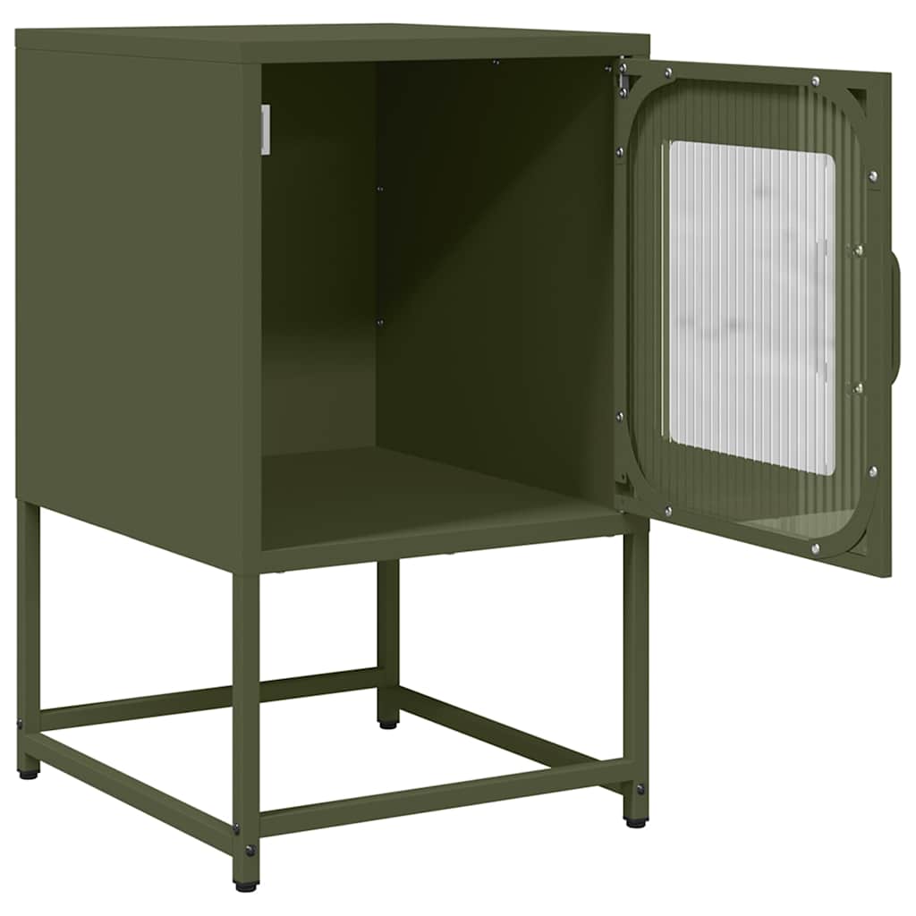 Bedside Cabinet 36X39X60.5 Cm Cold-Rolled Steel