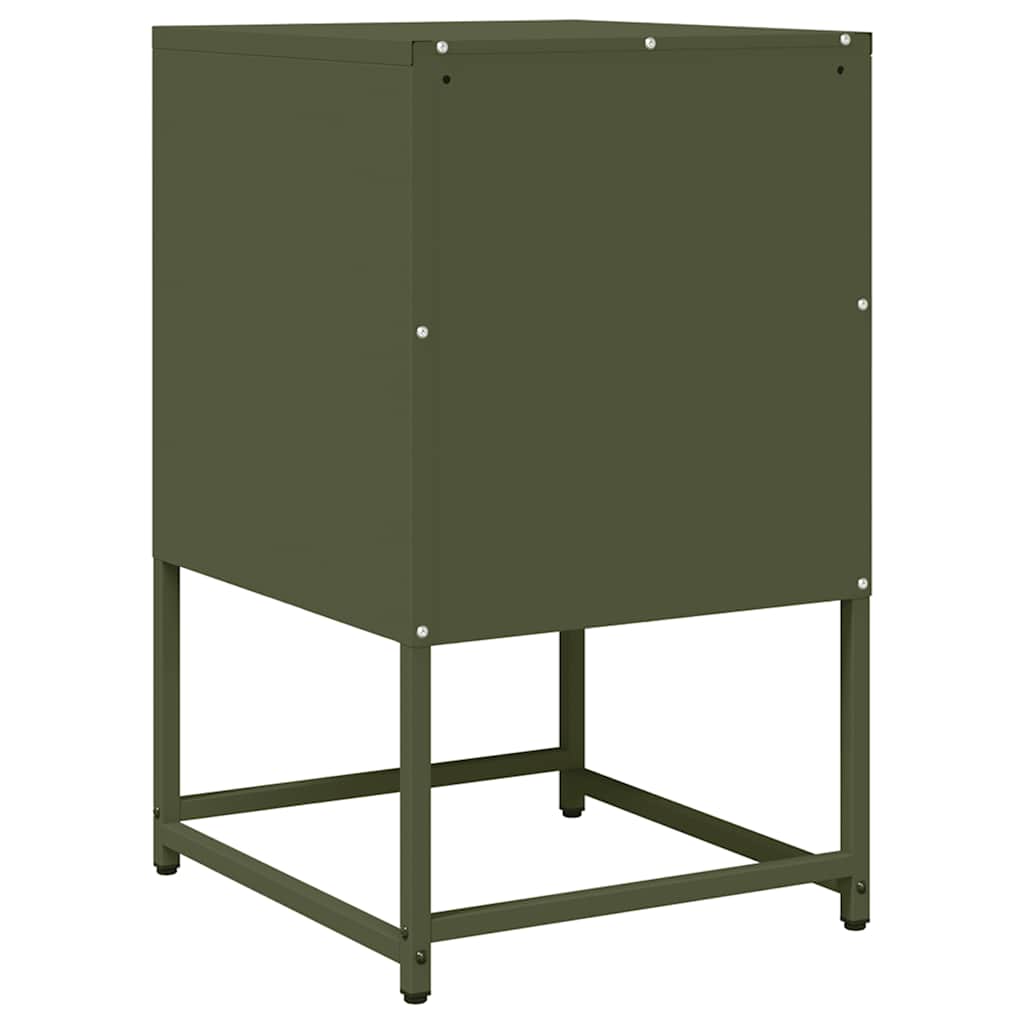 Bedside Cabinet 36X39X60.5 Cm Cold-Rolled Steel