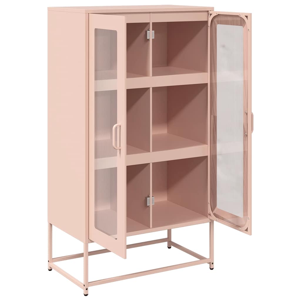 Highboard 68X39X123 Cm Steel