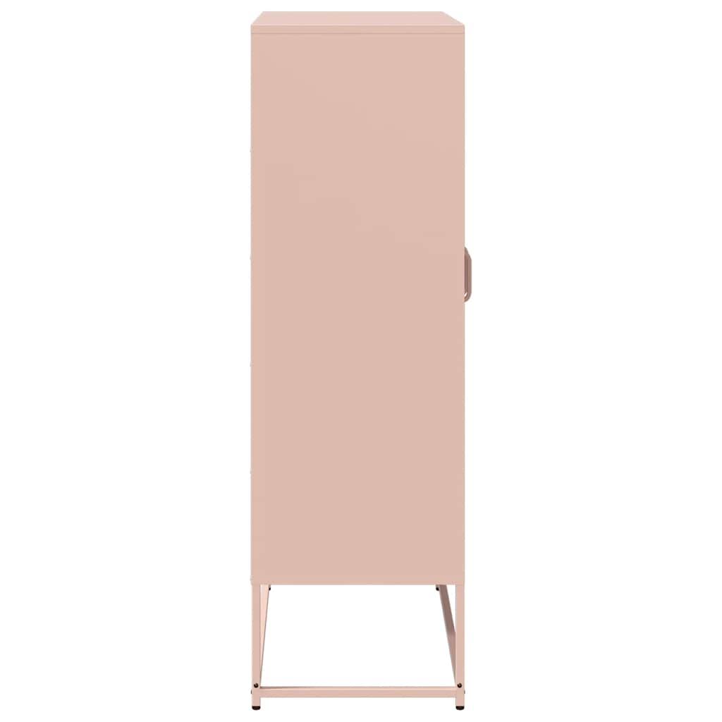 Highboard 68X39X123 Cm Steel