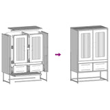 Highboard 68X39X111.5 Cm Steel