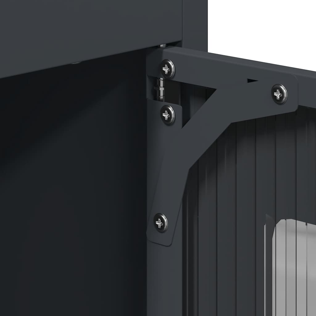 Highboard 68X39X123 Cm Steel