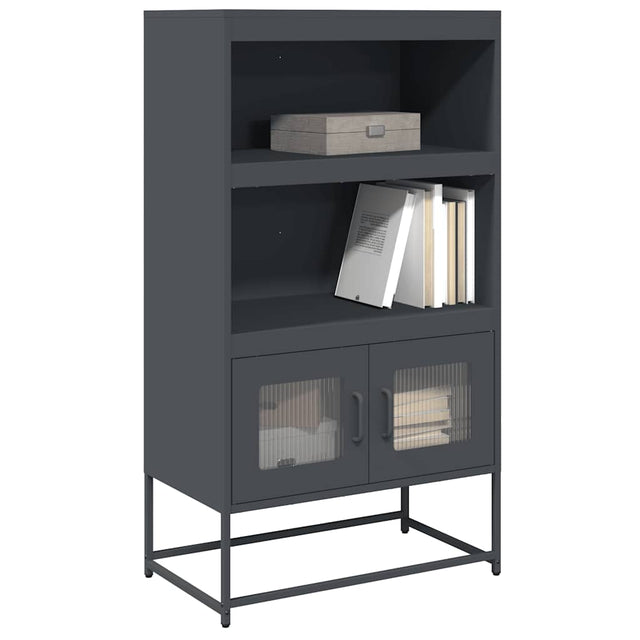 Highboard 68X39X123 Cm Steel