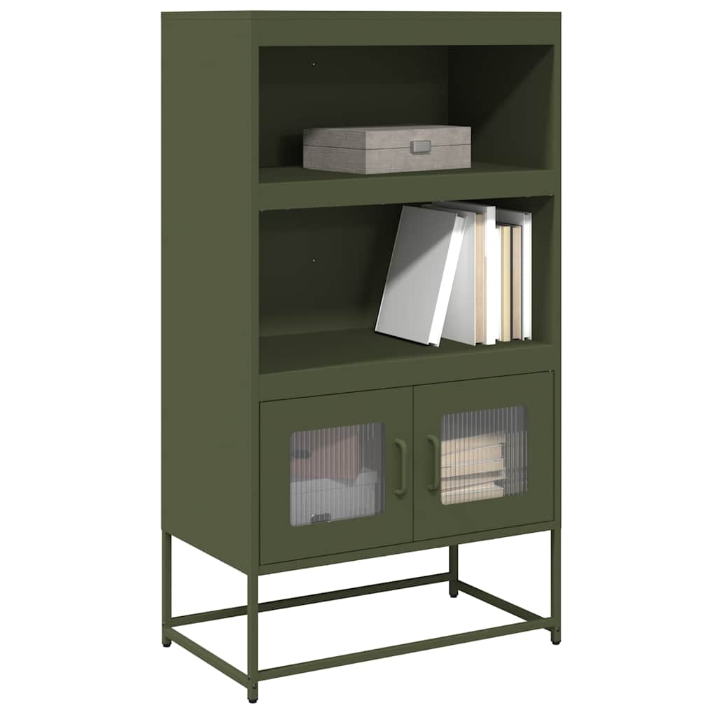 Highboard 68X39X123 Cm Steel
