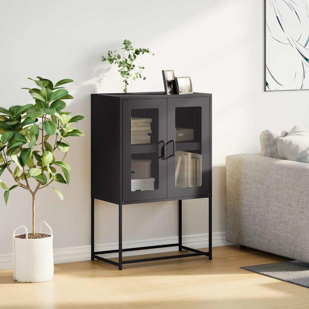 Highboard 68X39X107 Cm Steel