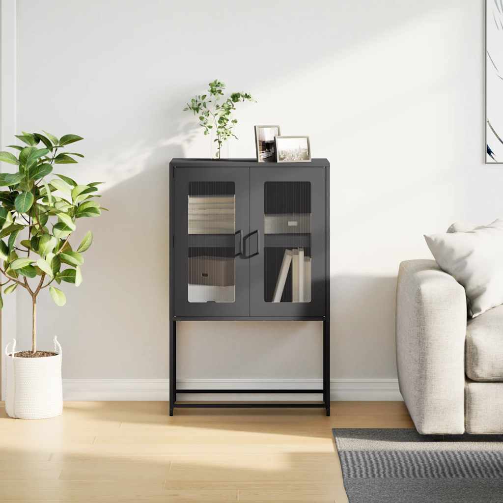 Highboard 68X39X107 Cm Steel