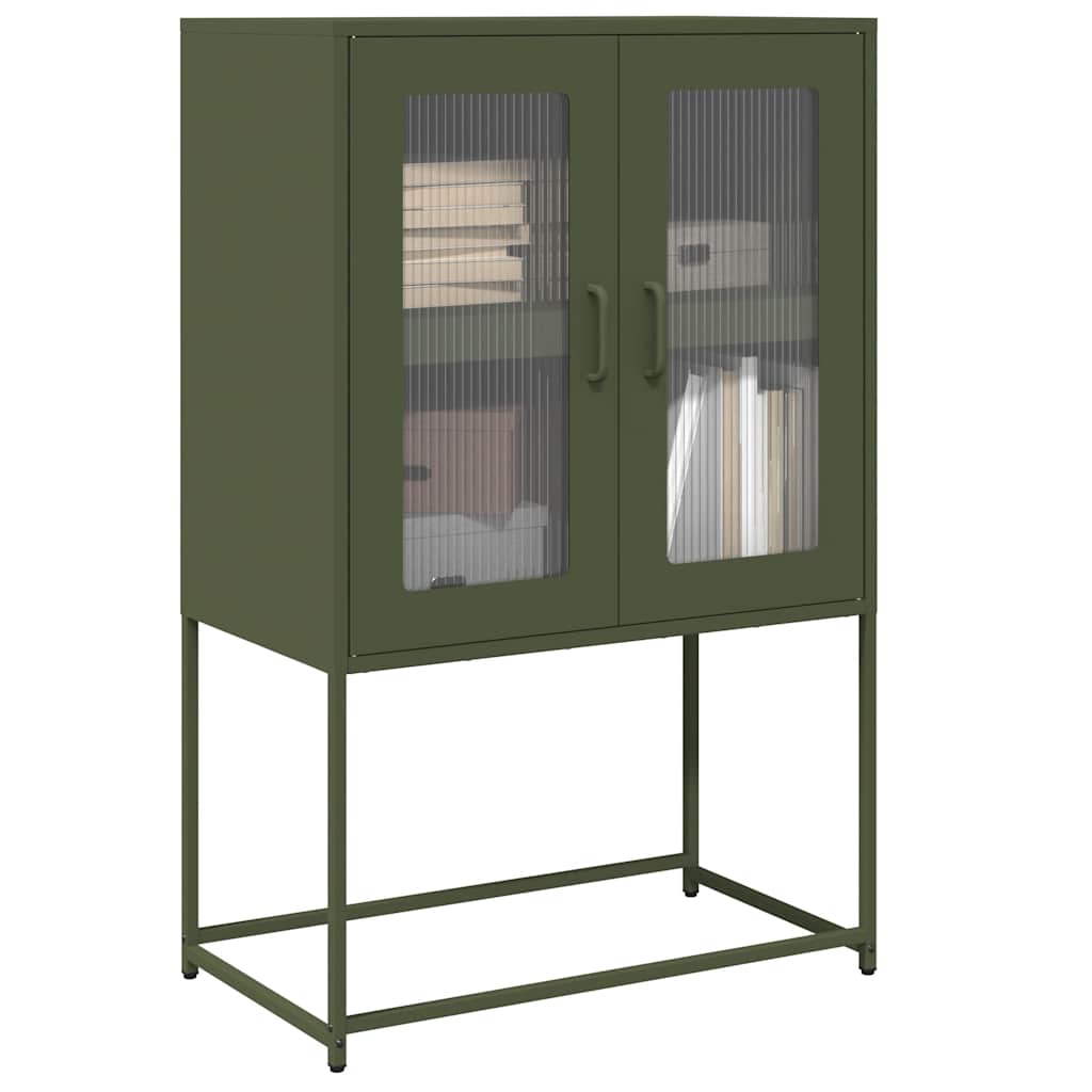Highboard 68X39X107 Cm Steel