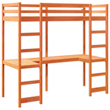 Loft Bed Frame Without Mattress Small Single Solid Wood Pine