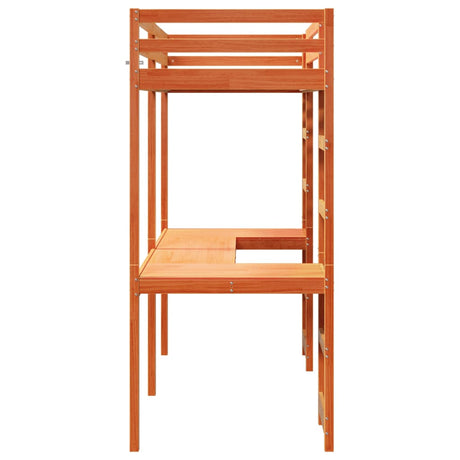 Loft Bed Frame Without Mattress Small Single Solid Wood Pine