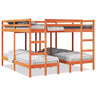 Triple Bunk Bed Frame Solid Wood Pine