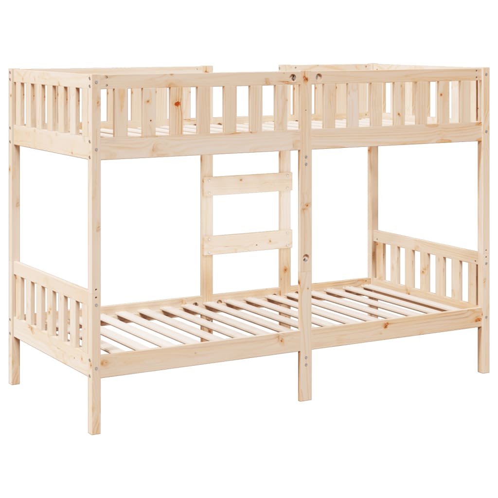 Bunk Bed 90x190 cm Solid Wood Pine