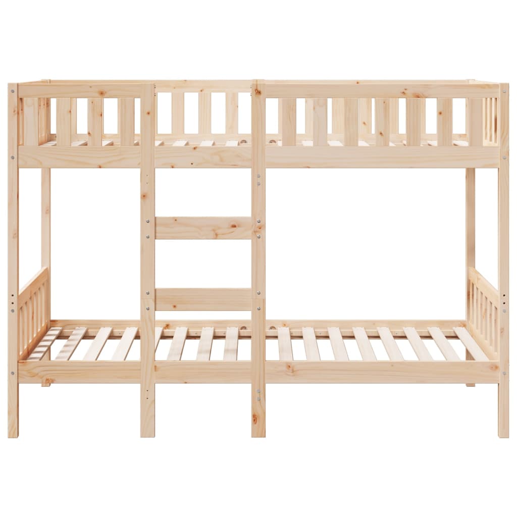 Bunk Bed 90x190 cm Solid Wood Pine