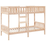 Bunk Bed 90x190 cm Solid Wood Pine