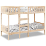 Bunk Bed 90x190 cm Solid Wood Pine