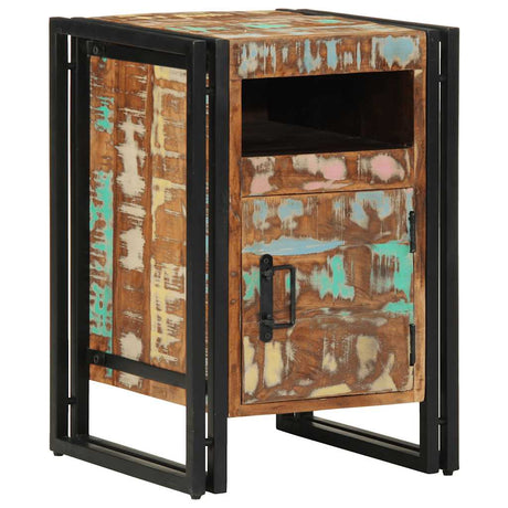 Bedside Cabinet 40X40X59 Cm Solid Wood Reclaimed