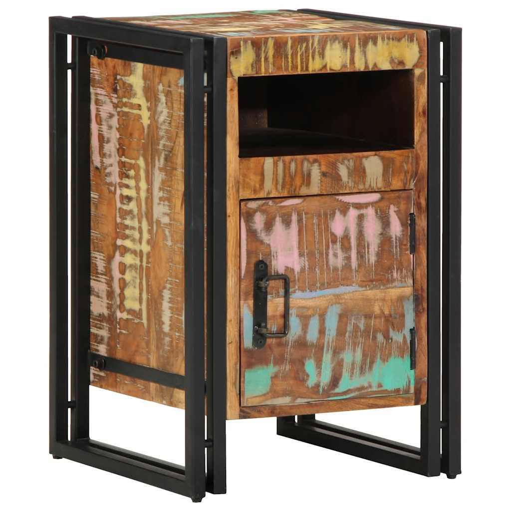 Bedside Cabinet 40X40X59 Cm Solid Wood Reclaimed