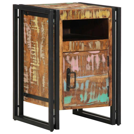 Bedside Cabinet 40X40X59 Cm Solid Wood Reclaimed