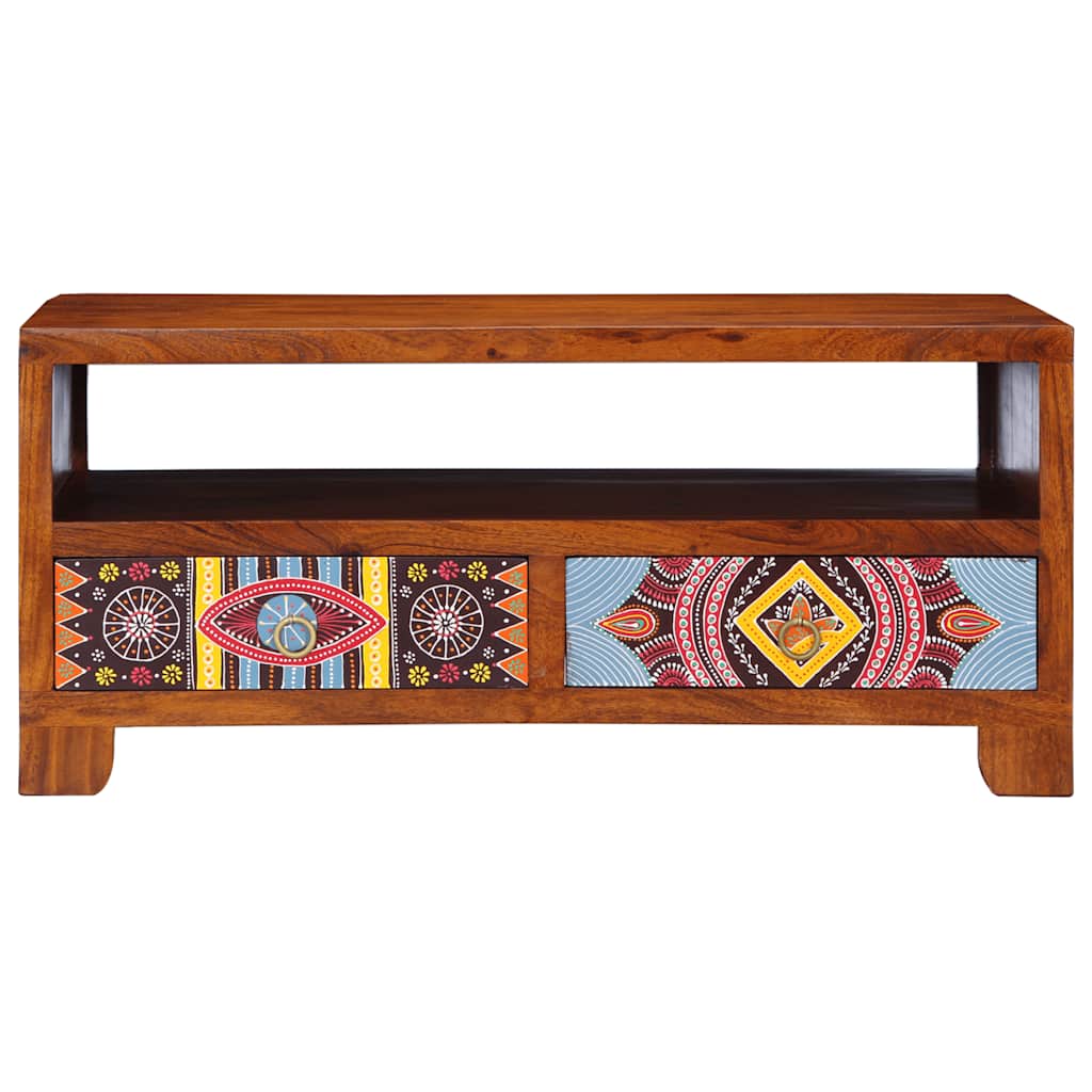 Coffee Table 90X50X40 Cm Solid Wood Acacia