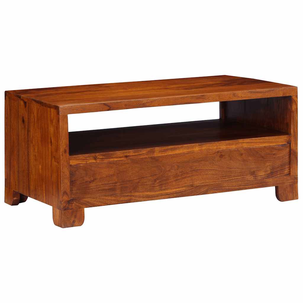 Coffee Table 90X50X40 Cm Solid Wood Acacia