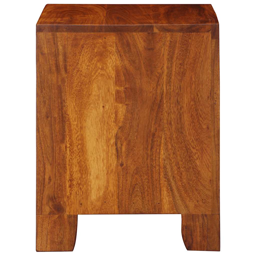 Bedside Cabinet Solid Wood Acacia