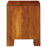Bedside Cabinet Solid Wood Acacia