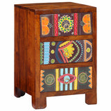 Bedside Cabinet 40X40X60 Cm Solid Wood Acacia