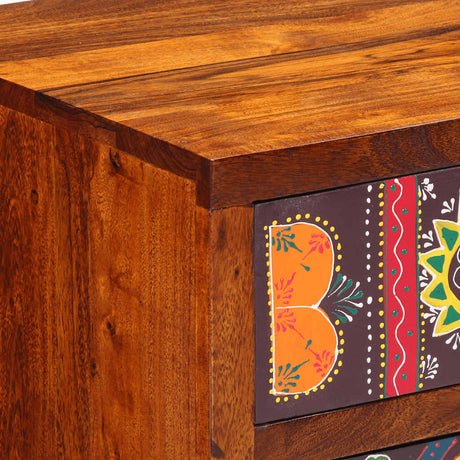 Bedside Cabinet 40X40X60 Cm Solid Wood Acacia