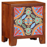 Bedside Cabinet 40X30X45 Cm Solid Wood Acacia