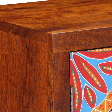 Bedside Cabinet 40X30X45 Cm Solid Wood Acacia