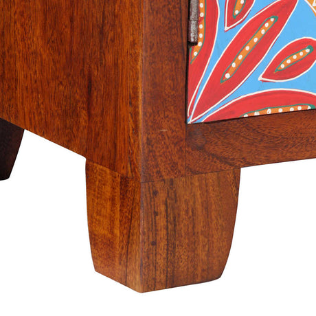 Bedside Cabinet 40X30X45 Cm Solid Wood Acacia