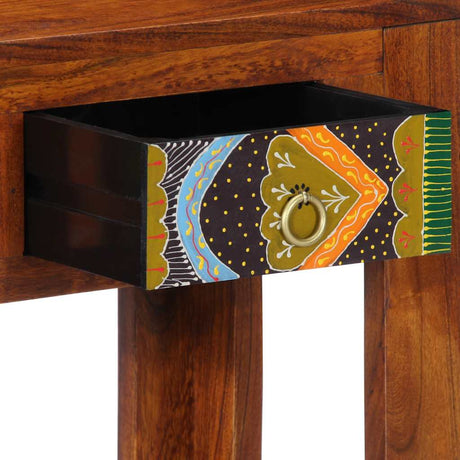 Console Table 80X35X75 Cm Solid Wood Acacia