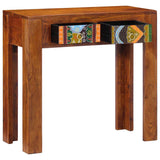 Console Table 80X35X75 Cm Solid Wood Acacia