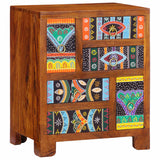 Sideboard Multicolour 50X35X60 Solid Wood Acacia