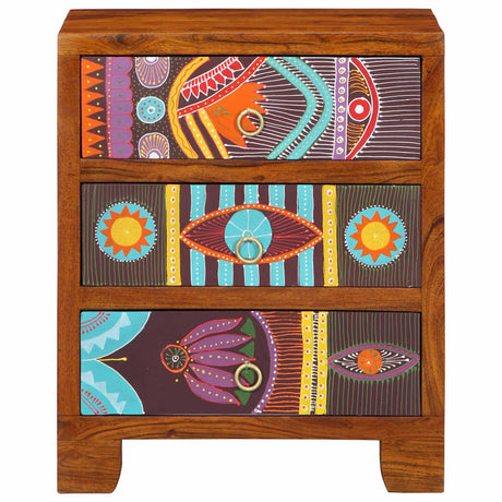 Sideboard Multicolour 50X35X60 Solid Wood Acacia