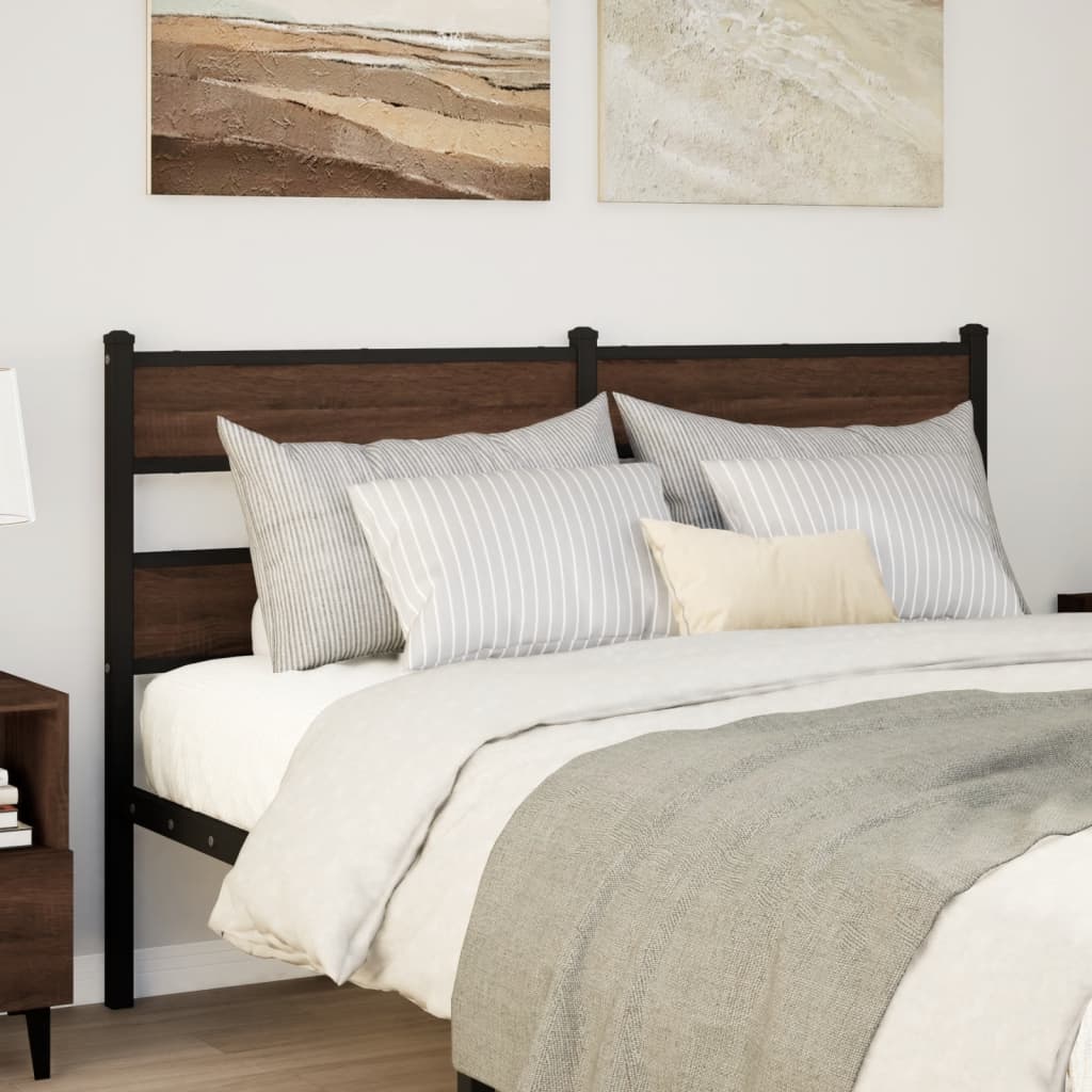 Headboard Iron And Engineered Wood