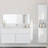 3 Piece Bathroom Furniture Set Engineered Wood