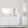 3 Piece Bathroom Furniture Set Engineered Wood