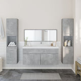 4 Piece Bathroom Furniture Set Engineered Wood