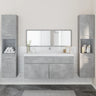 4 Piece Bathroom Furniture Set Engineered Wood