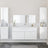 4 Piece Bathroom Furniture Set Engineered Wood