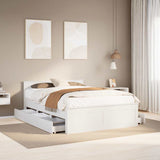 Bed Frame Without Mattress With Headboard Small Single Solid Wood Pine