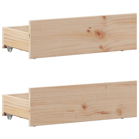 Bed Frame Without Mattress With Headboard Small Single Solid Wood Pine