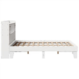 Bed Frame without Mattress White 160x200 cm Solid Wood Pine