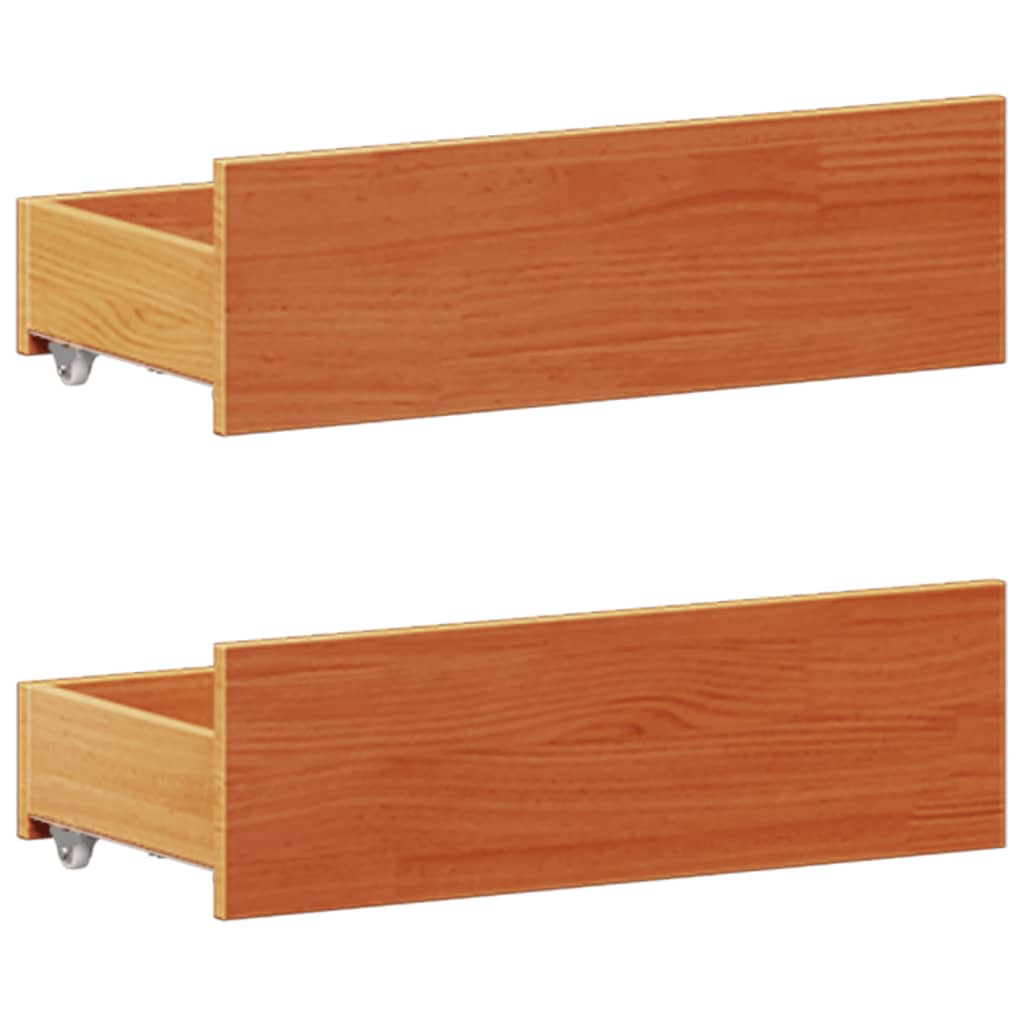 Bookcase Bed Without Mattress Solid Wood Pine