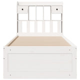 Bookcase Bed Without Mattress Solid Wood Pine